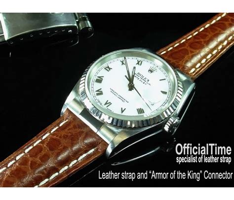 rolex 16234 leather strap